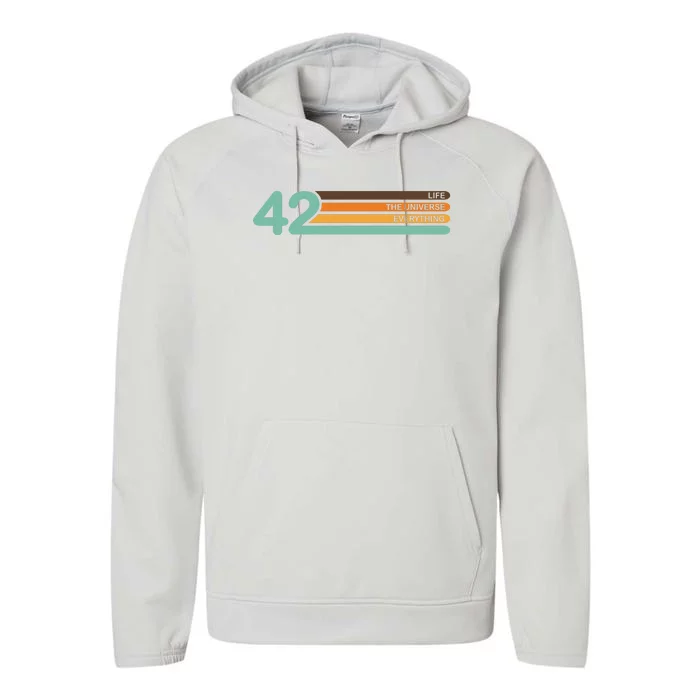 42 The Meaning Of Life Performance Fleece Hoodie