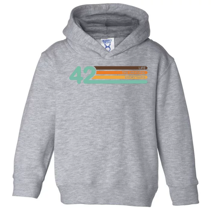 42 The Meaning Of Life Toddler Hoodie