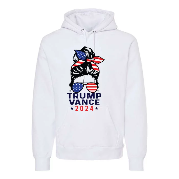 47 Trump Vance 2024 Vp America Election Women Girl Premium Hoodie