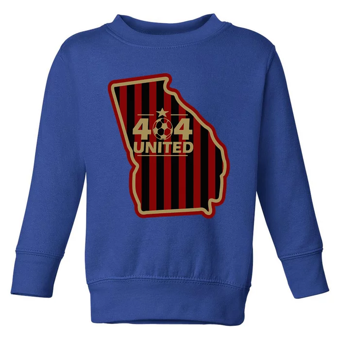 404 United Atlanta Soccer Original Georgia Map Toddler Sweatshirt