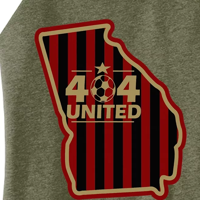 404 United Atlanta Soccer Original Georgia Map Women’s Perfect Tri Rocker Tank