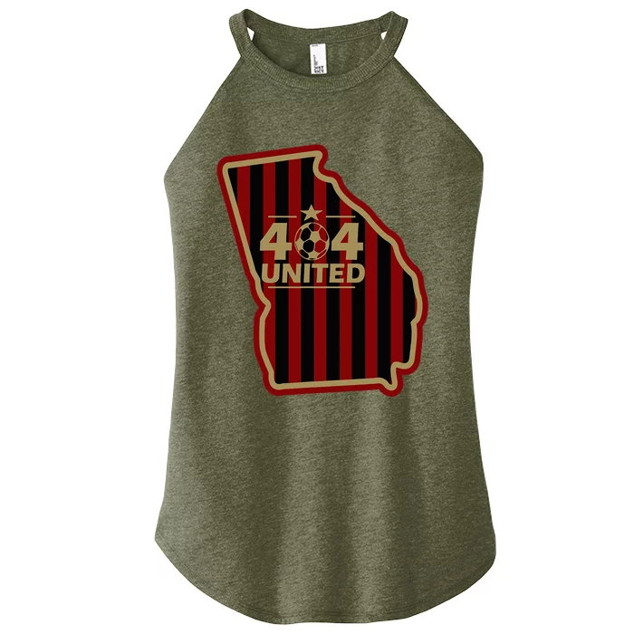 404 United Atlanta Soccer Original Georgia Map Women’s Perfect Tri Rocker Tank