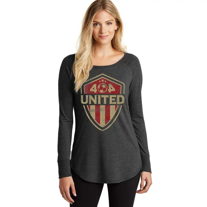 404 United Atlanta Soccer Original Women's Perfect Tri Tunic Long Sleeve Shirt