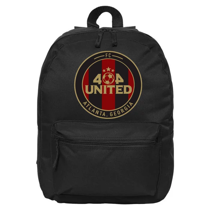 404 United Atlanta Soccer Fan Jersey Original Design 16 in Basic Backpack