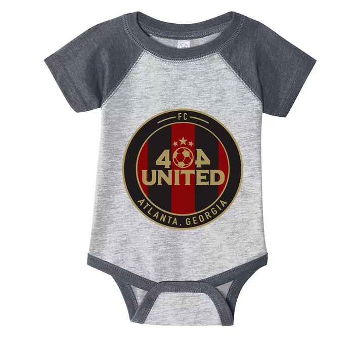 404 United Atlanta Soccer Fan Jersey Original Design Infant Baby Jersey Bodysuit