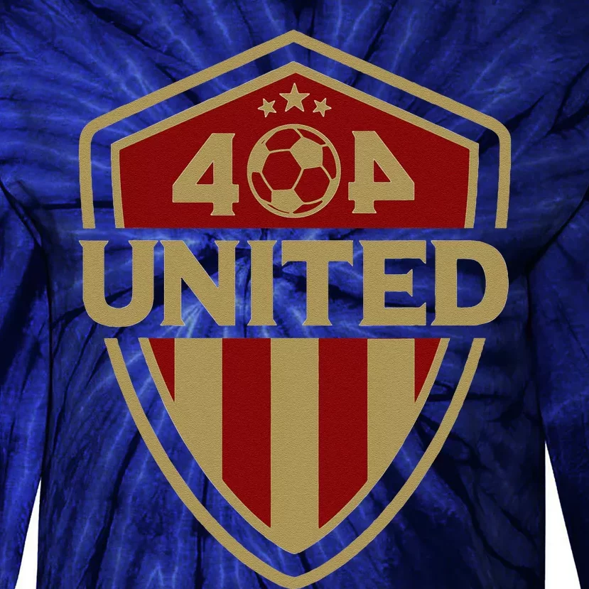 404 United Atlanta Soccer Original Design Badge Jersey Tie-Dye Long Sleeve Shirt