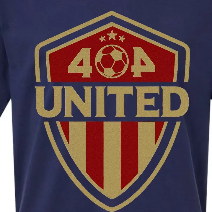 404 United Atlanta Soccer Original Design Badge Jersey Sueded Cloud Jersey T-Shirt