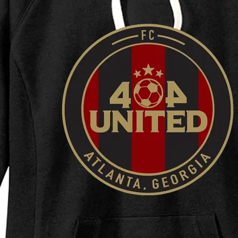 404 United Atlanta Soccer Fan Jersey Original Design TShirt Women's Fleece Hoodie