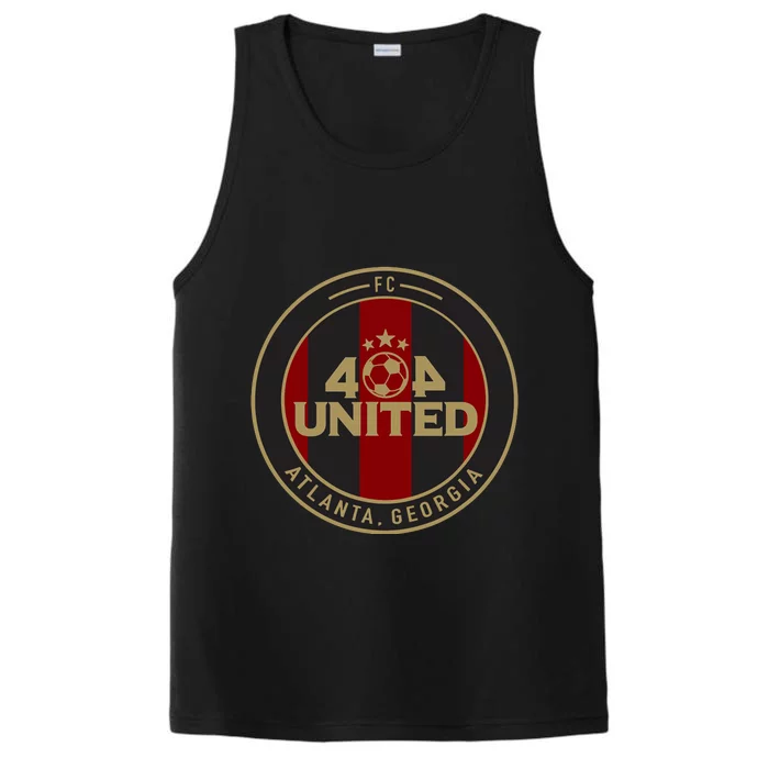 404 United Atlanta Soccer Fan Jersey Original Design TShirt Performance Tank