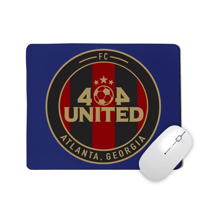 404 United Atlanta Soccer Fan Jersey Original Design TShirt Mousepad