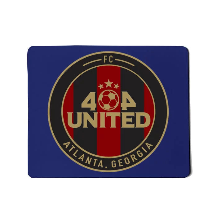 404 United Atlanta Soccer Fan Jersey Original Design TShirt Mousepad