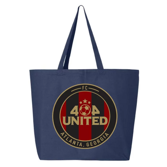 404 United Atlanta Soccer Fan Jersey Original Design TShirt 25L Jumbo Tote