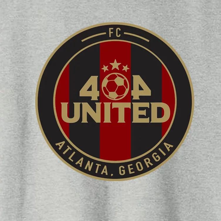 404 United Atlanta Soccer Fan Jersey Original Design TShirt Women's Crop Top Tee