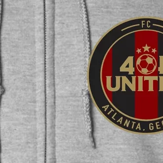 404 United Atlanta Soccer Fan Jersey Original Design TShirt Full Zip Hoodie