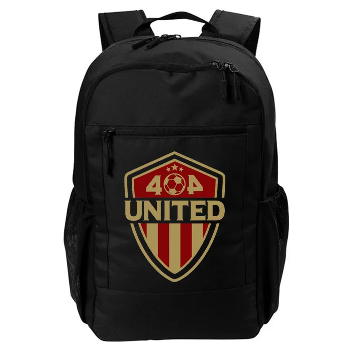 404 United Atlanta Soccer Original Design Badge Jersey Daily Commute Backpack