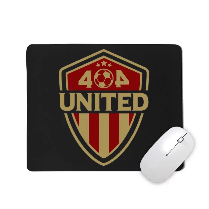 404 United Atlanta Soccer Original Design Badge Jersey Mousepad