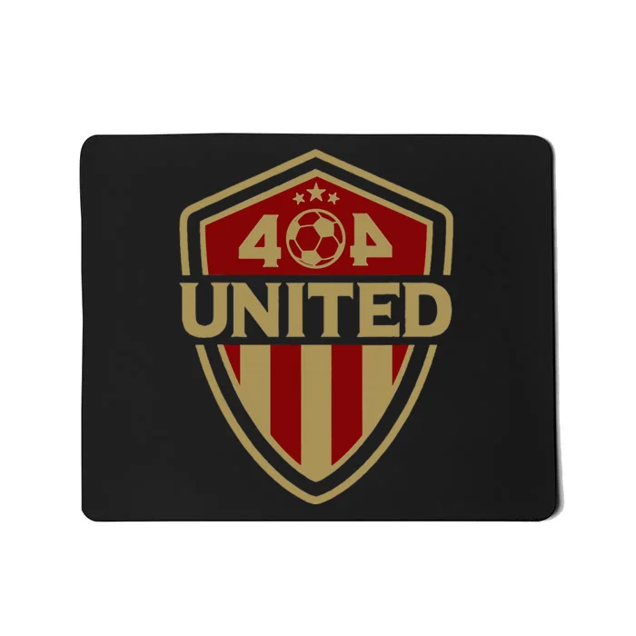 404 United Atlanta Soccer Original Design Badge Jersey Mousepad