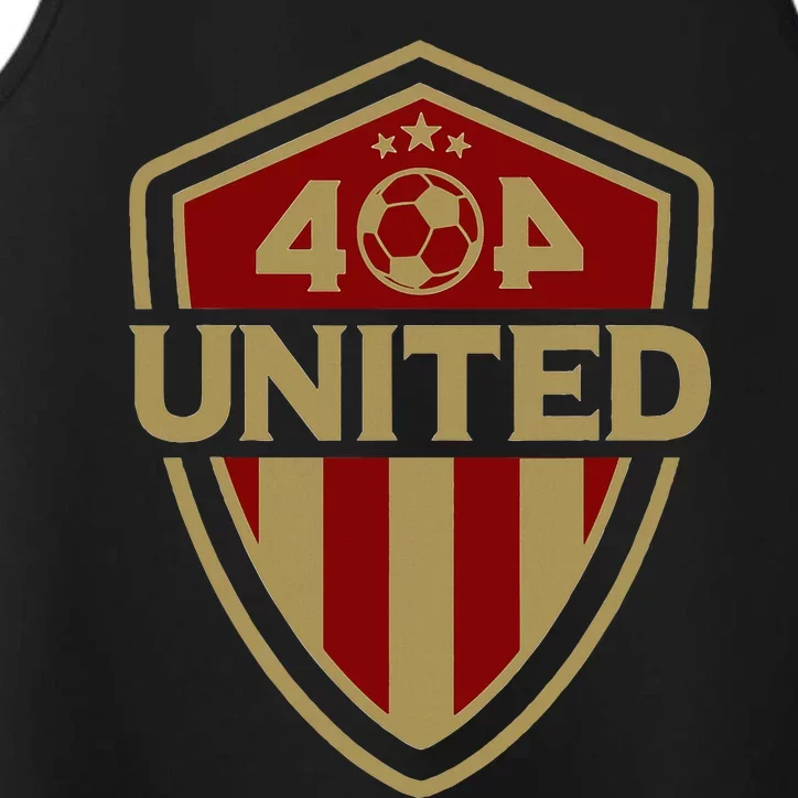 404 United Atlanta Soccer Original Design Badge Jersey Performance Tank