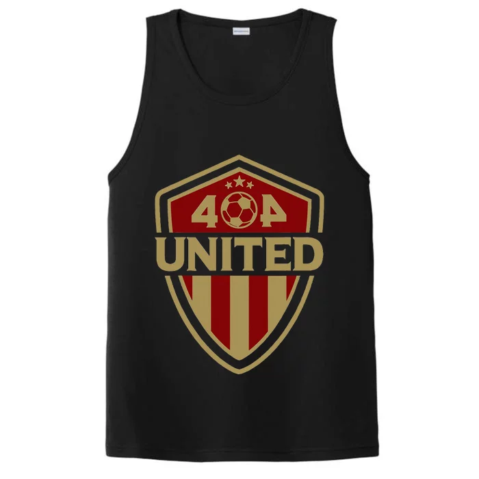 404 United Atlanta Soccer Original Design Badge Jersey Performance Tank