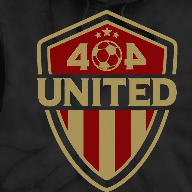 404 United Atlanta Soccer Original Design Badge Jersey Tie Dye Hoodie