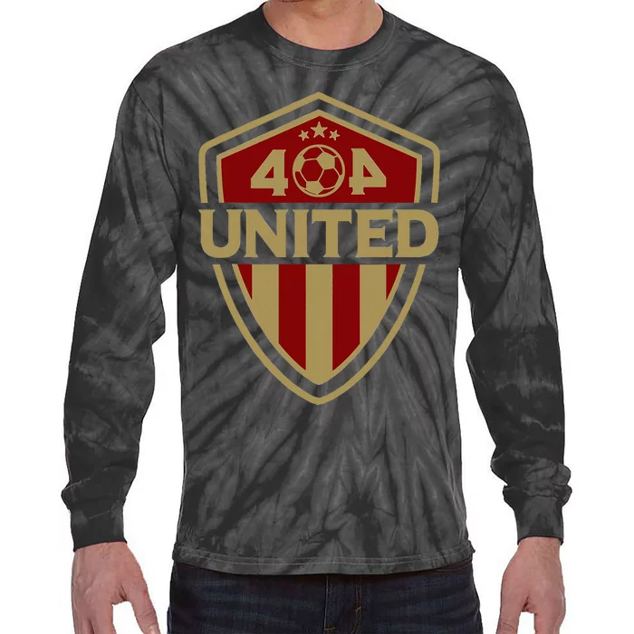 404 United Atlanta Soccer Original Design Badge Jersey Tie-Dye Long Sleeve Shirt