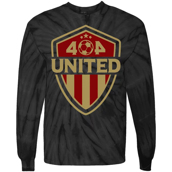 404 United Atlanta Soccer Original Design Badge Jersey Tie-Dye Long Sleeve Shirt