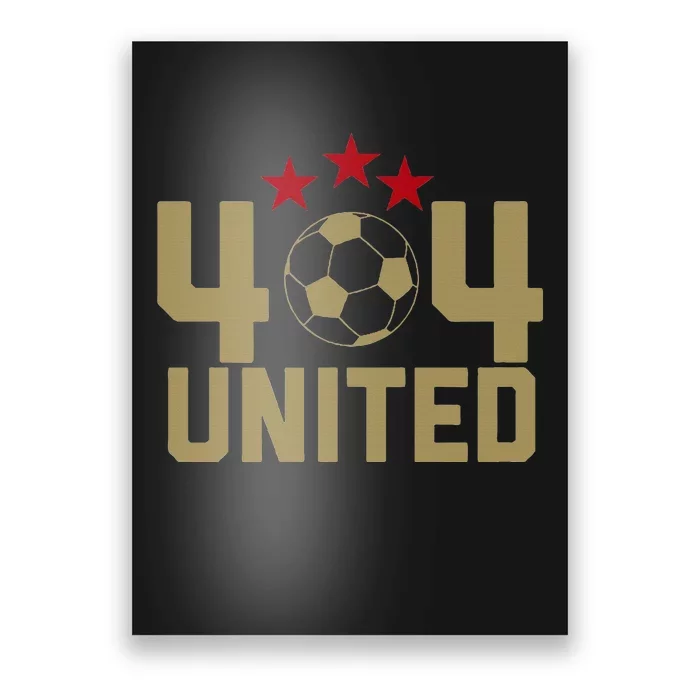 404 United Soccer Fan Jersey Original Poster