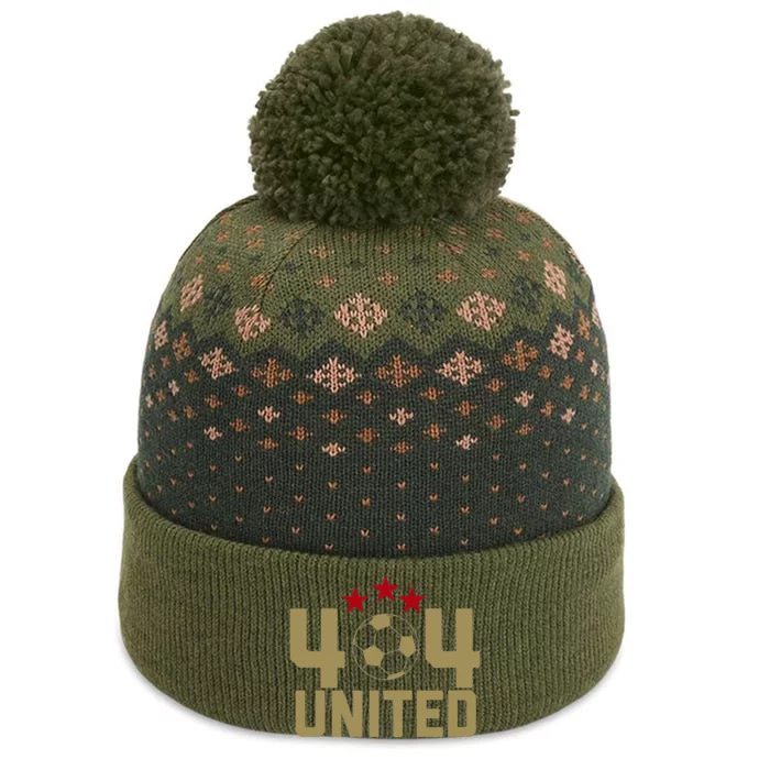 404 United Soccer Fan Jersey Original The Baniff Cuffed Pom Beanie