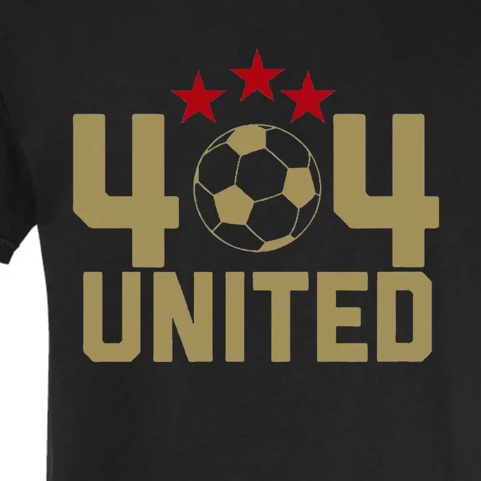 404 United Soccer Fan Jersey Original Design Garment-Dyed Heavyweight T-Shirt