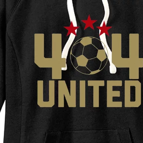 404 United Soccer Fan Jersey Original Design Women's Fleece Hoodie