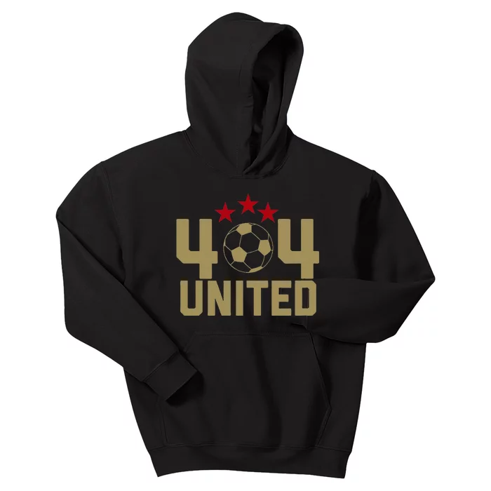 404 United Soccer Fan Jersey Original Design Kids Hoodie