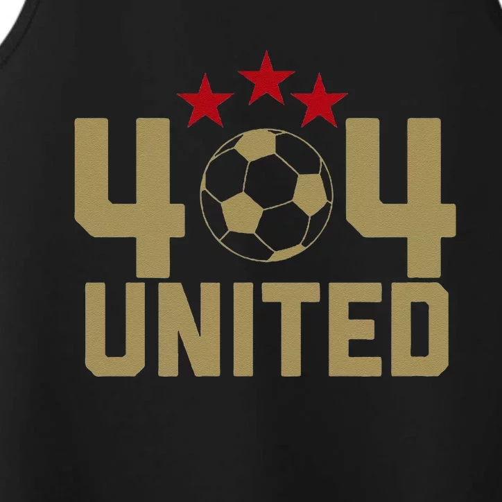 404 United Soccer Fan Jersey Original Design Performance Tank