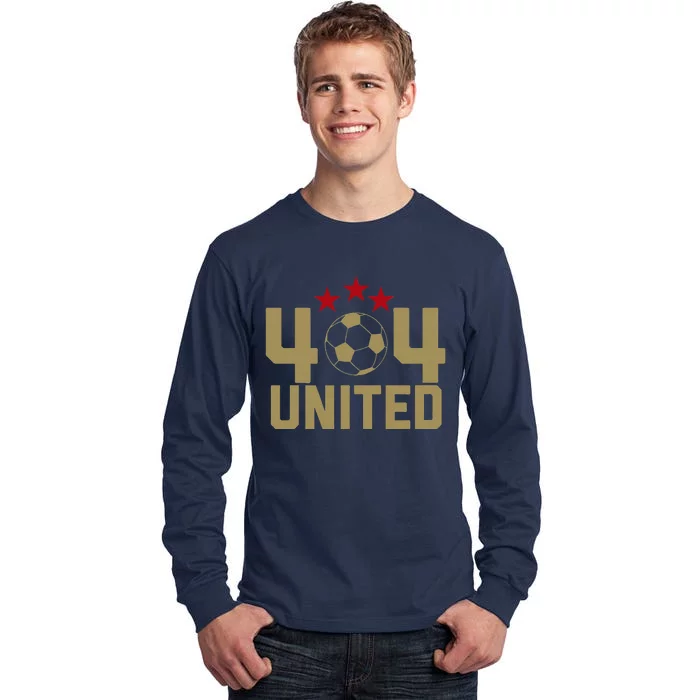 404 United Soccer Fan Jersey Original Design Tall Long Sleeve T-Shirt