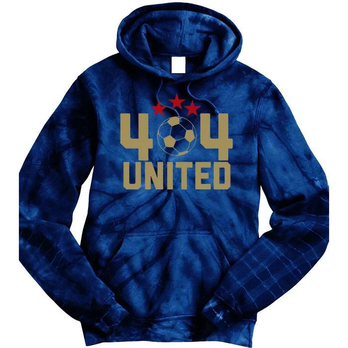 404 United Soccer Fan Jersey Original Design Tie Dye Hoodie