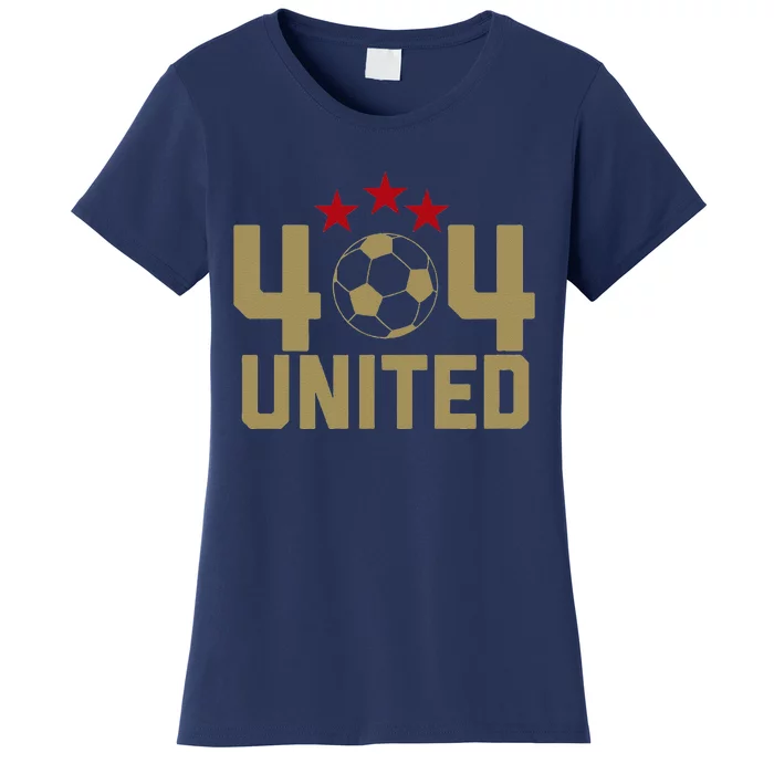 404 United Soccer Fan Jersey Original Design Women's T-Shirt