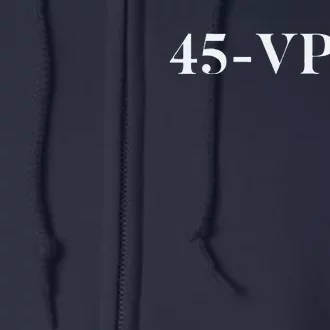 45 Vp 47 Trump Full Zip Hoodie