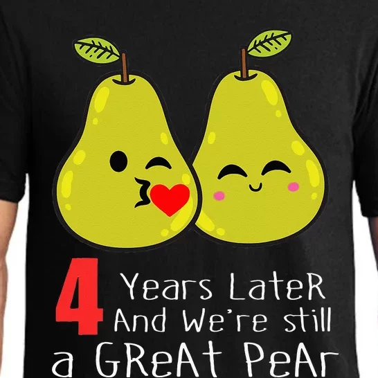 4th Wedding Anniversary Gifts Funny Couples Pajama Set