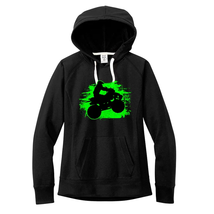 4 Wheeler Quad Bike Atv Riding Gift Cute Gift Women's Fleece Hoodie