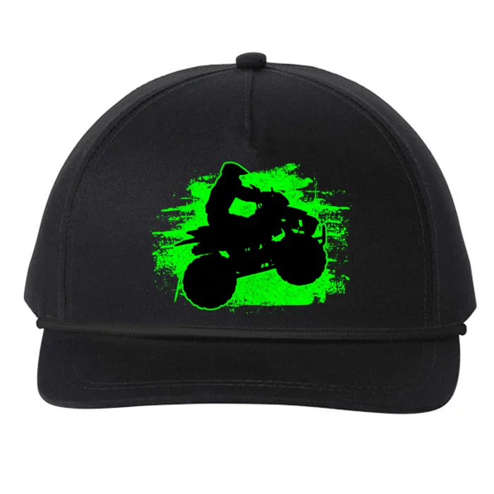 4 Wheeler Quad Bike ATV Riding Gift Snapback Five-Panel Rope Hat