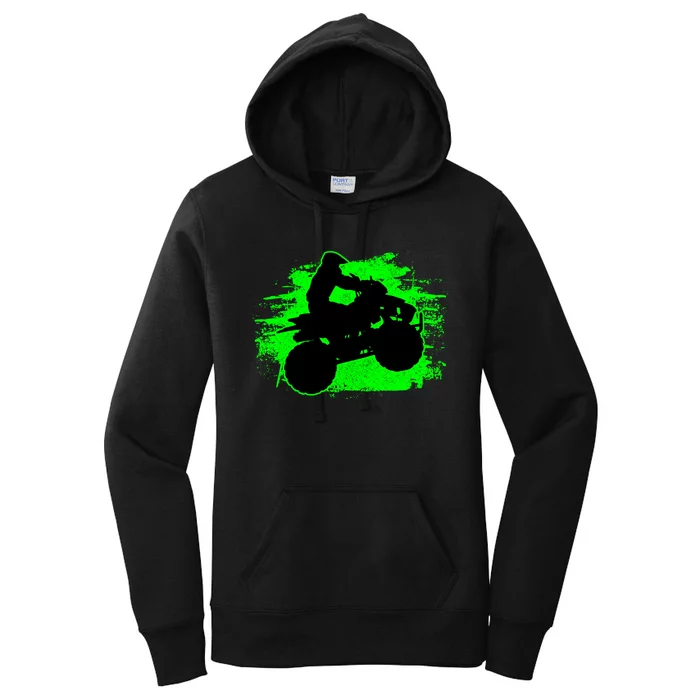 4 Wheeler Quad Bike ATV Riding Gift Women's Pullover Hoodie