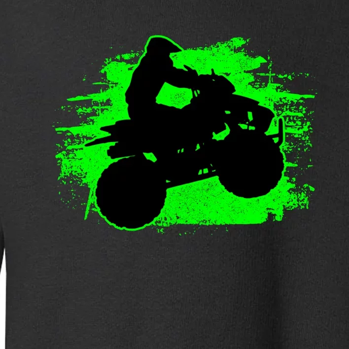 4 Wheeler Quad Bike ATV Riding Gift Toddler Sweatshirt