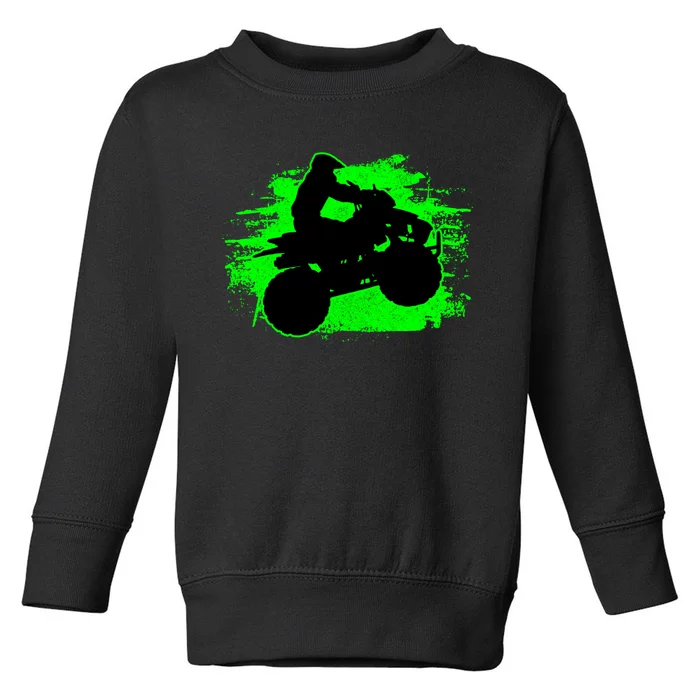 4 Wheeler Quad Bike ATV Riding Gift Toddler Sweatshirt