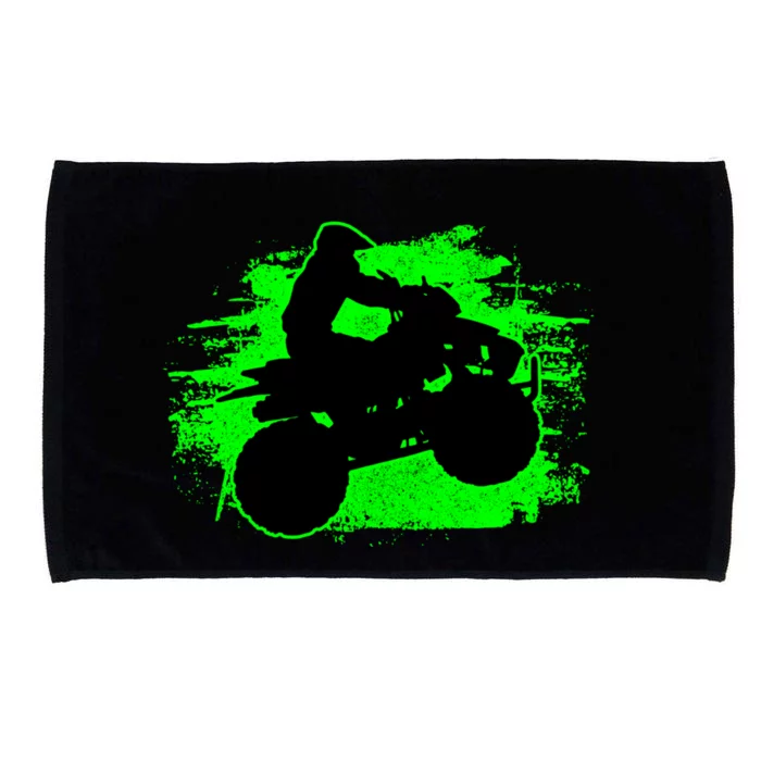 4 Wheeler Quad Bike ATV Riding Gift Microfiber Hand Towel