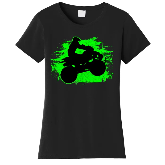 4 Wheeler Quad Bike ATV Riding Gift Women's T-Shirt