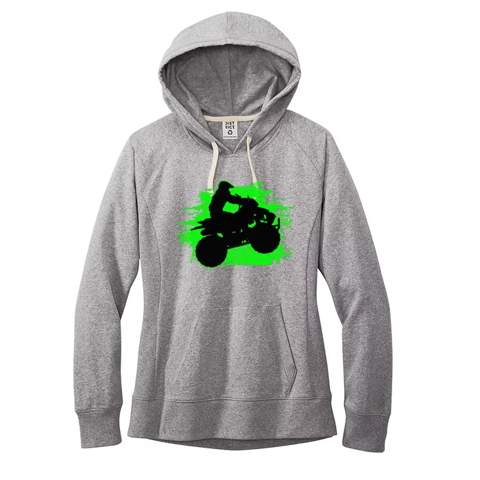 4 Wheeler Quad Bike ATV Riding Gift Women's Fleece Hoodie