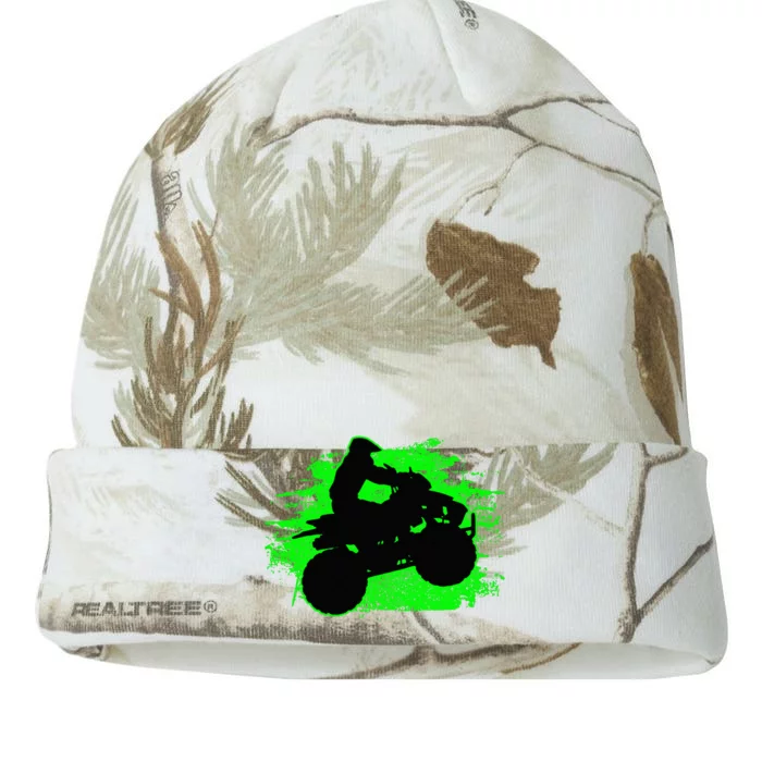 4 Wheeler Quad Bike ATV Riding Gift Kati - 12in Camo Beanie