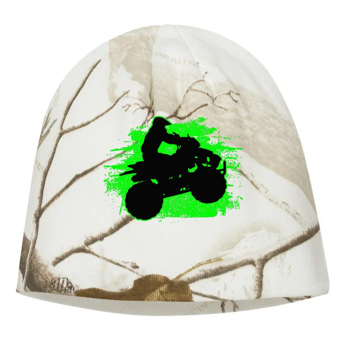 4 Wheeler Quad Bike ATV Riding Gift Kati - Camo Knit Beanie