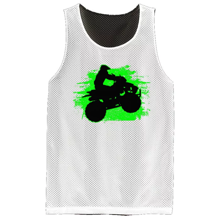 4 Wheeler Quad Bike ATV Riding Gift Mesh Reversible Basketball Jersey Tank