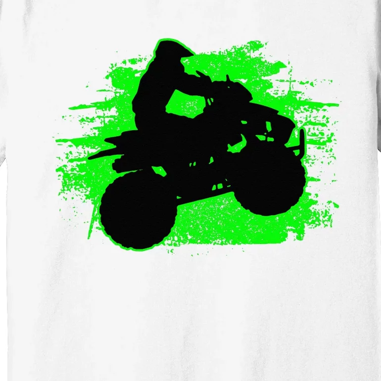 4 Wheeler Quad Bike ATV Riding Gift Premium T-Shirt