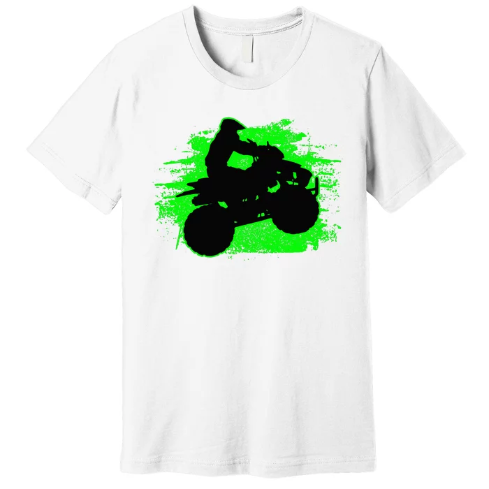 4 Wheeler Quad Bike ATV Riding Gift Premium T-Shirt